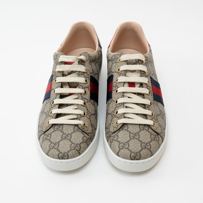 Gucci Ace Sneakers in GG Supreme Canvas