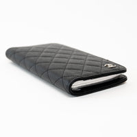 Pre-Loved Chanel™ Black Pebbled Leather Small Agenda
