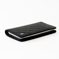 Pre-Loved Chanel™ Black Pebbled Leather Small Agenda