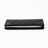 Pre-Loved Chanel™ Black Pebbled Leather Small Agenda