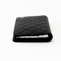 Pre-Loved Chanel™ Black Pebbled Leather Small Agenda