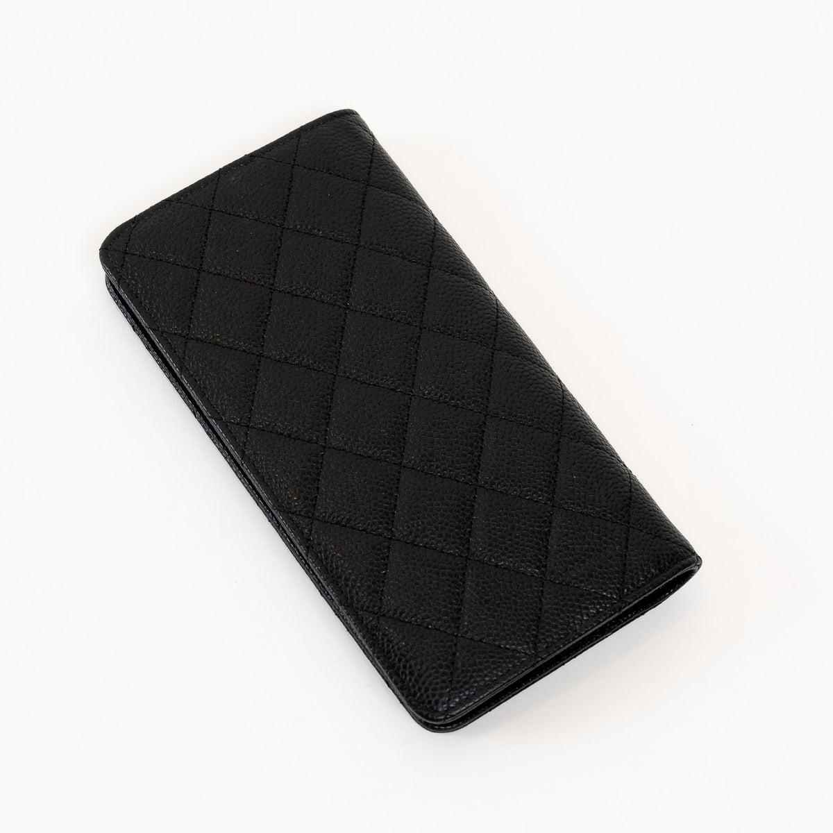 Pre-Loved Chanel™ Black Pebbled Leather Small Agenda