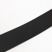 Saint Laurent Black Leather Belt Size 80