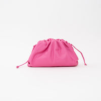 Bottega Veneta Pink Calfskin Leather The Mini Pouch