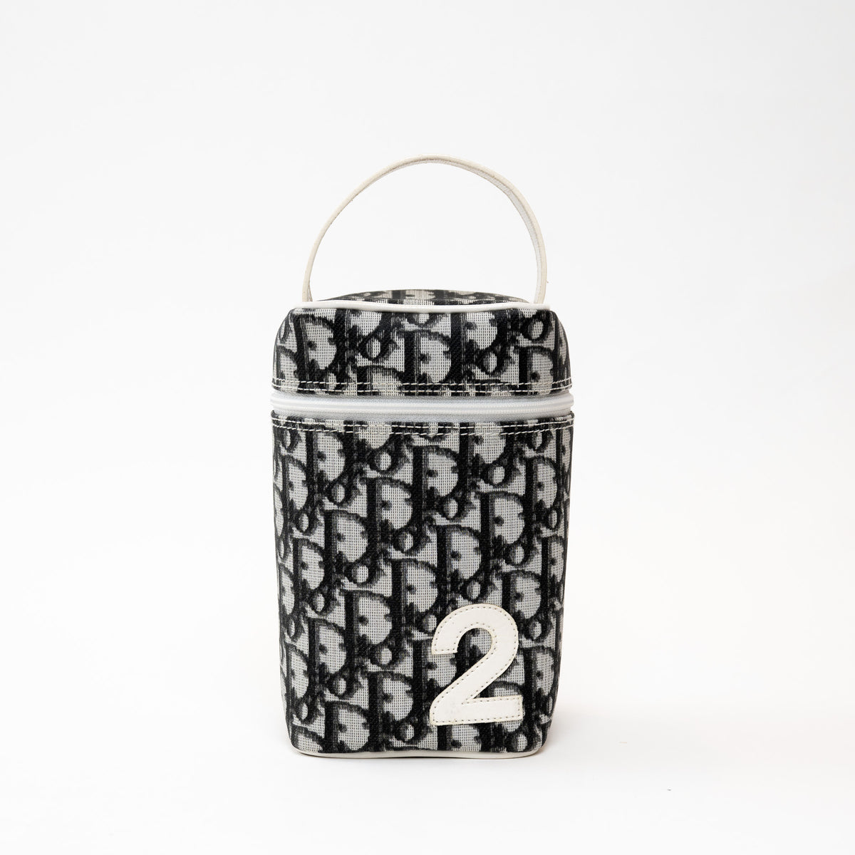 Dior Grey Oblique Monogram Coated Canvas Trotter No.2 Vanity Case