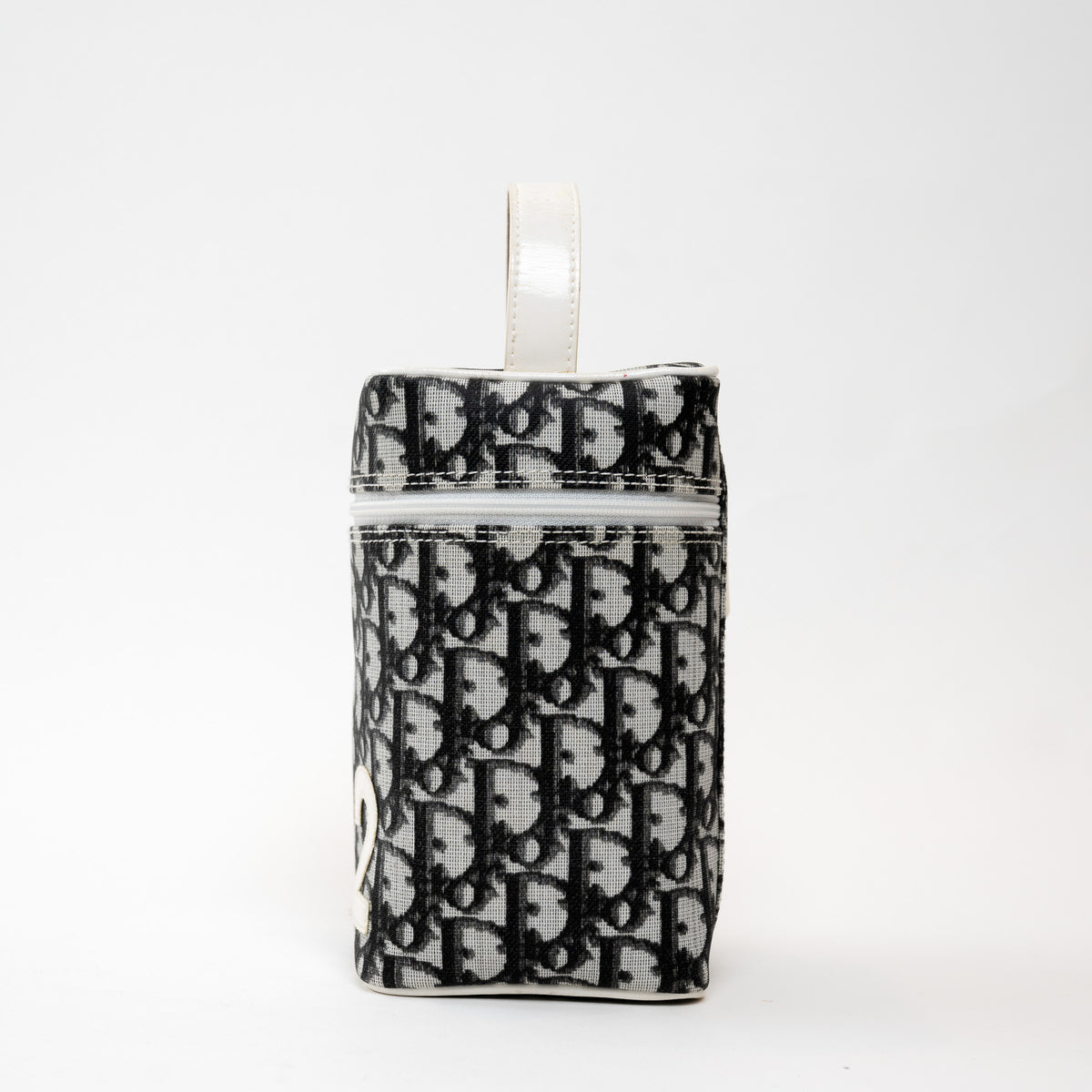 Dior Grey Oblique Monogram Coated Canvas Trotter No.2 Vanity Case