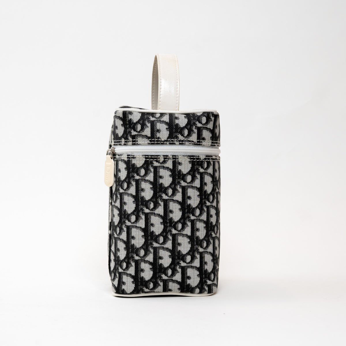 Dior Grey Oblique Monogram Coated Canvas Trotter No.2 Vanity Case