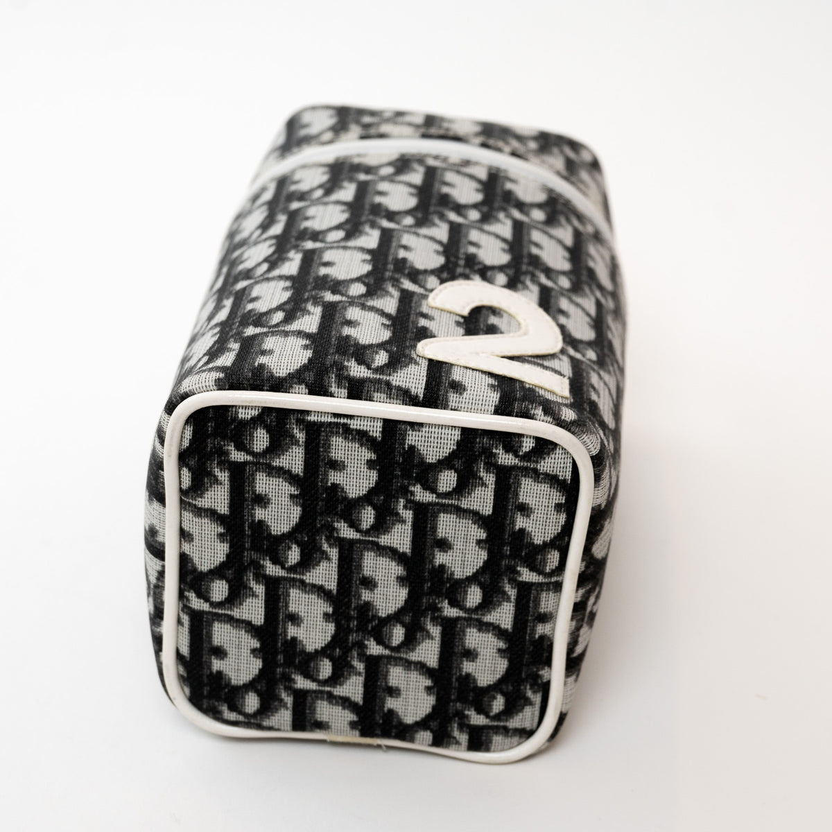 Dior Grey Oblique Monogram Coated Canvas Trotter No.2 Vanity Case