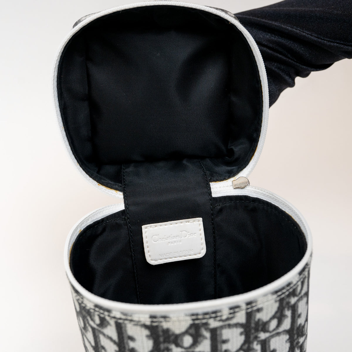 Dior Grey Oblique Monogram Coated Canvas Trotter No.2 Vanity Case