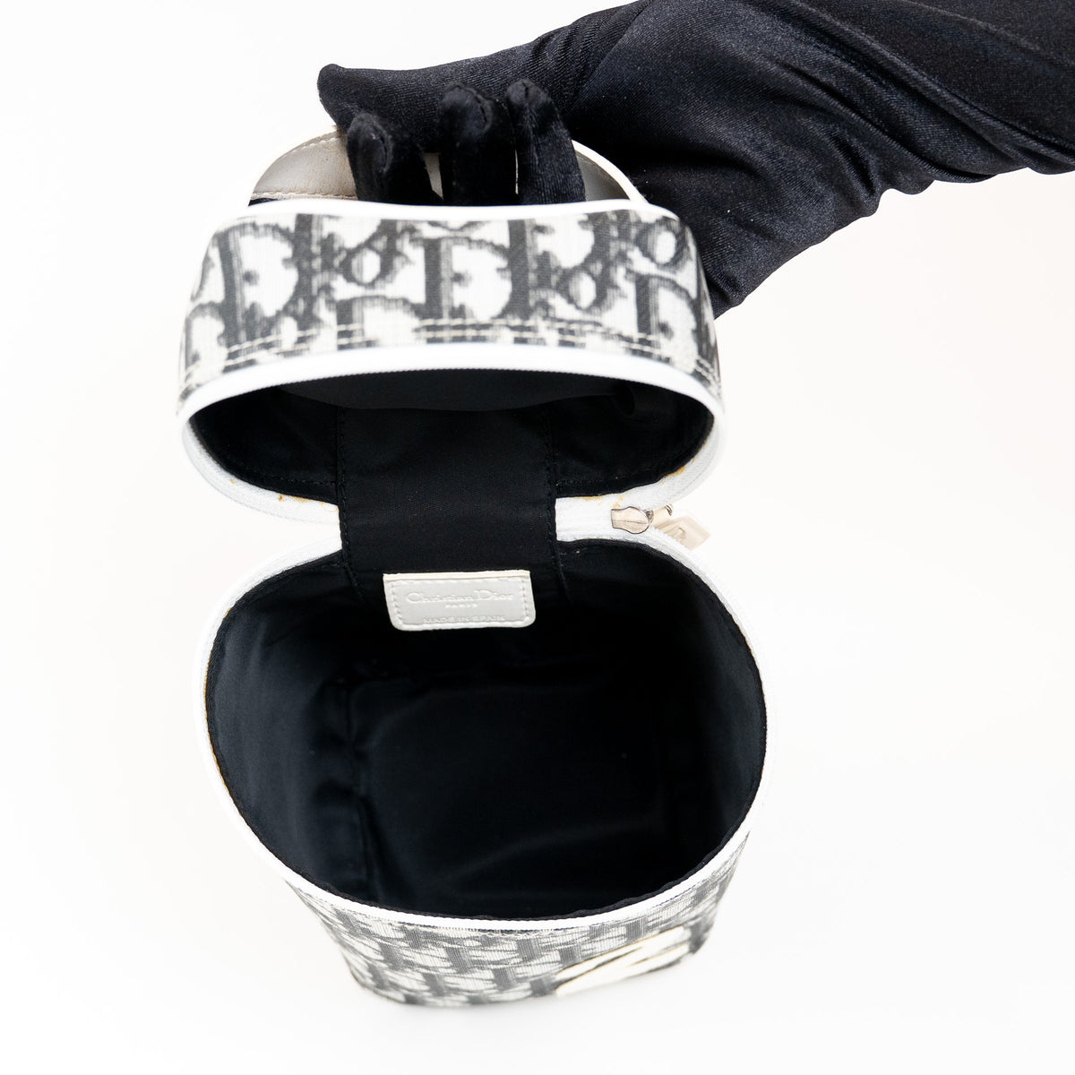 Dior Grey Oblique Monogram Coated Canvas Trotter No.2 Vanity Case