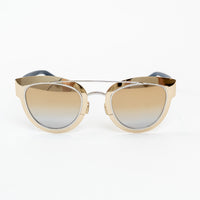 Dior Light Gold and Navy Double Bridge DiorChromic Sunglasses