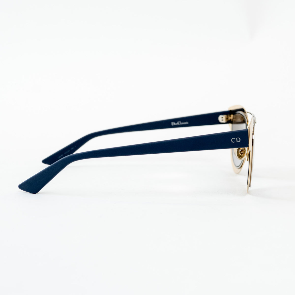 Dior Light Gold and Navy Double Bridge DiorChromic Sunglasses