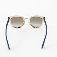 Dior Light Gold and Navy Double Bridge DiorChromic Sunglasses