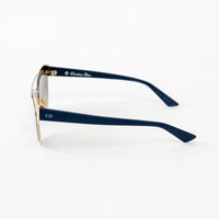 Dior Light Gold and Navy Double Bridge DiorChromic Sunglasses