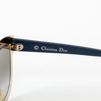Dior Light Gold and Navy Double Bridge DiorChromic Sunglasses