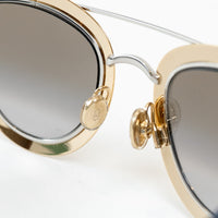 Dior Light Gold and Navy Double Bridge DiorChromic Sunglasses