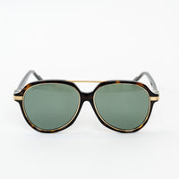 Cartier Tortoise Shell Aviator Sunglasses