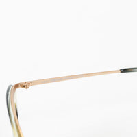 Tom Ford Rose Gold Black/White/Olive Frame Cateye Grace Sunglasses