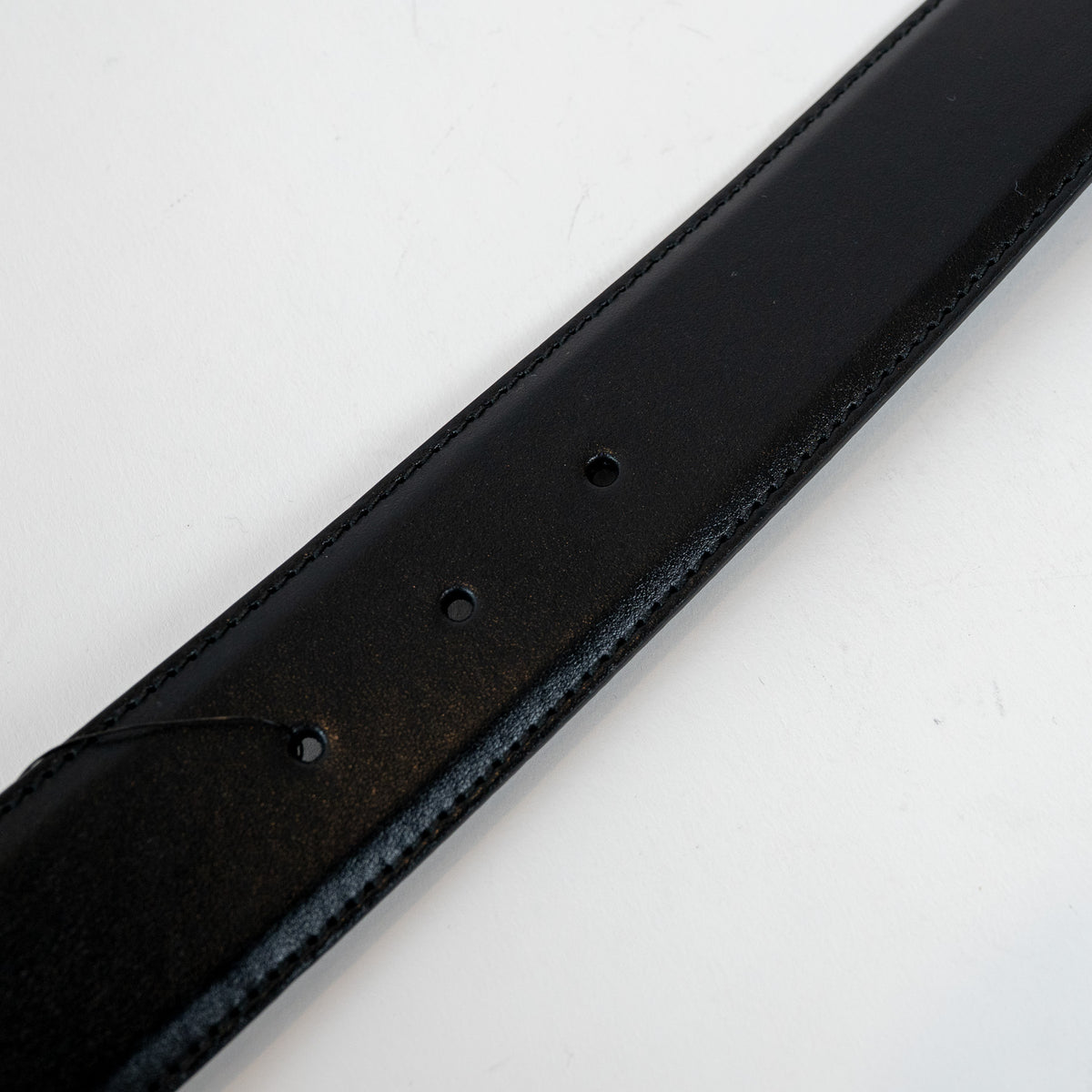 Gucci Black Leather Crystal Embellished Snake Buckle Belt Size 105