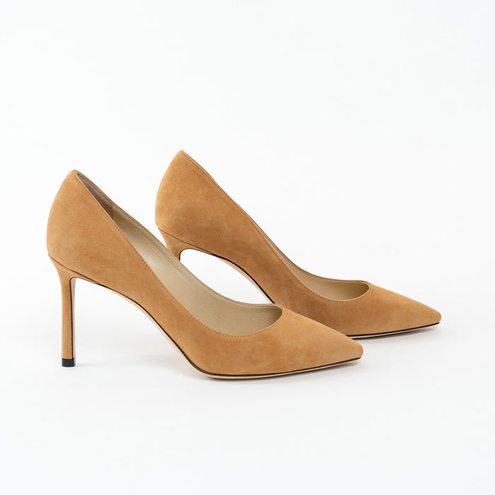Jimmy Choo Tan Suede Pumps Size 35.5