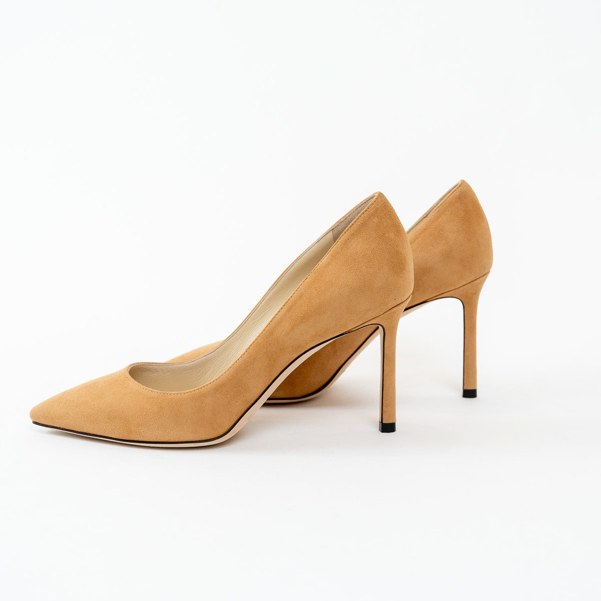 Jimmy Choo Tan Suede Pumps Size 35.5