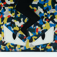 Fendi Multicolour Monster Eyes Bifold Leather Wallet