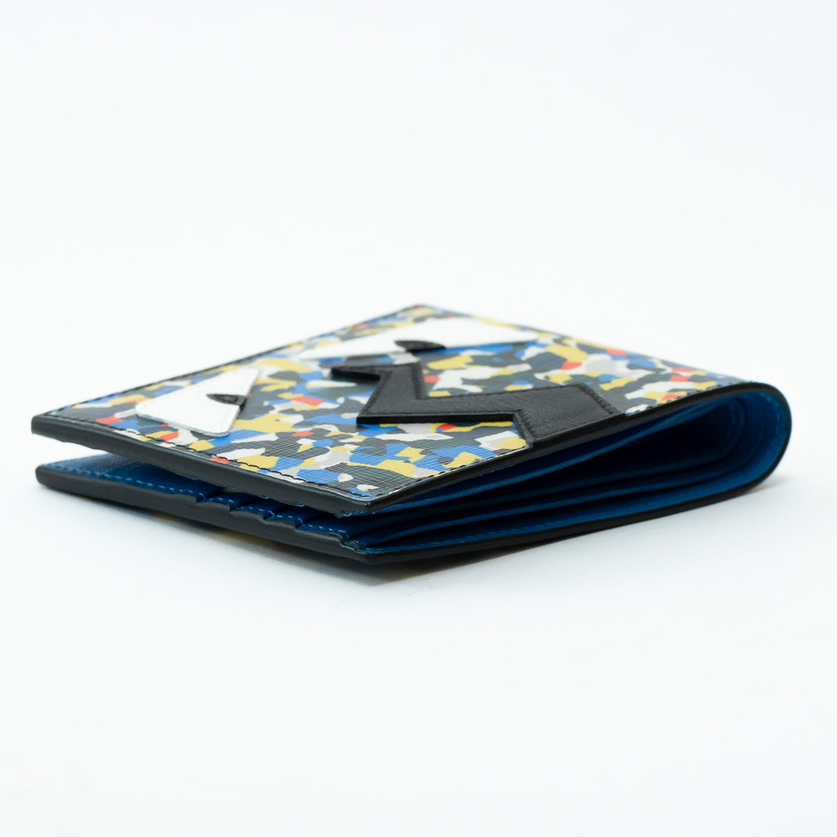 Fendi Multicolour Monster Eyes Bifold Leather Wallet