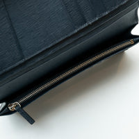 Fendi Grained Leather Monster Bifold Long Wallet