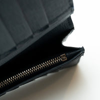 Fendi Grained Leather Monster Bifold Long Wallet