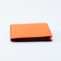 Gucci Neon Orange Bifold Monogram Wallet