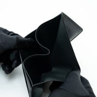 Louis Vuitton Black Smooth Leather Monogram Embossed Bifold Wallet