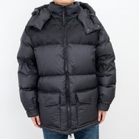 Gucci Black Puffer Jacket With Monogram Details Size 48