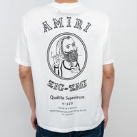 Amiri White T-Shirt With Graphic Size 48