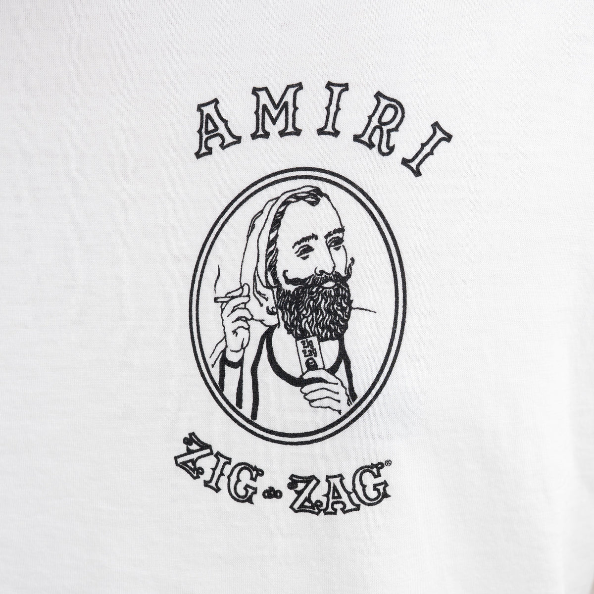 Amiri White T-Shirt With Graphic Size 48