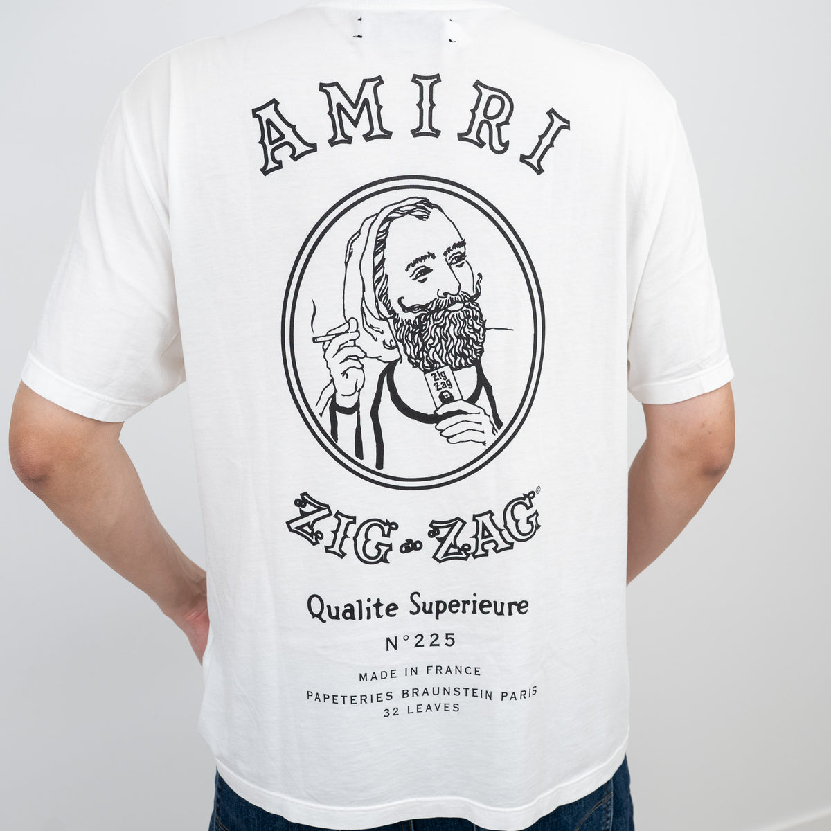 Amiri White T-Shirt With Graphic Size 48