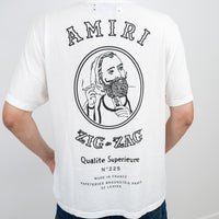 Amiri White T-Shirt With Graphic Size 48