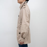 Burberry Beige Trench Coat with Elasticated Waist Size L