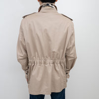 Burberry Beige Trench Coat with Elasticated Waist Size L