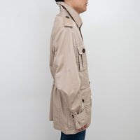 Burberry Beige Trench Coat with Elasticated Waist Size L