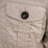 Burberry Beige Trench Coat with Elasticated Waist Size L