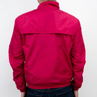 Burberry Pink Nylon Bomber Jacket with Ribbed Details Size M