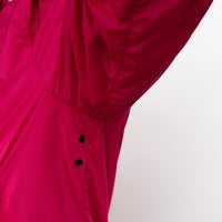 Burberry Pink Nylon Bomber Jacket with Ribbed Details Size M