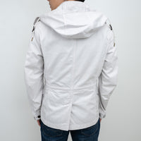 Burberry Light Grey Cotton Trench Coat Size M