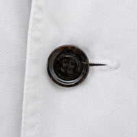 Burberry Light Grey Cotton Trench Coat Size M