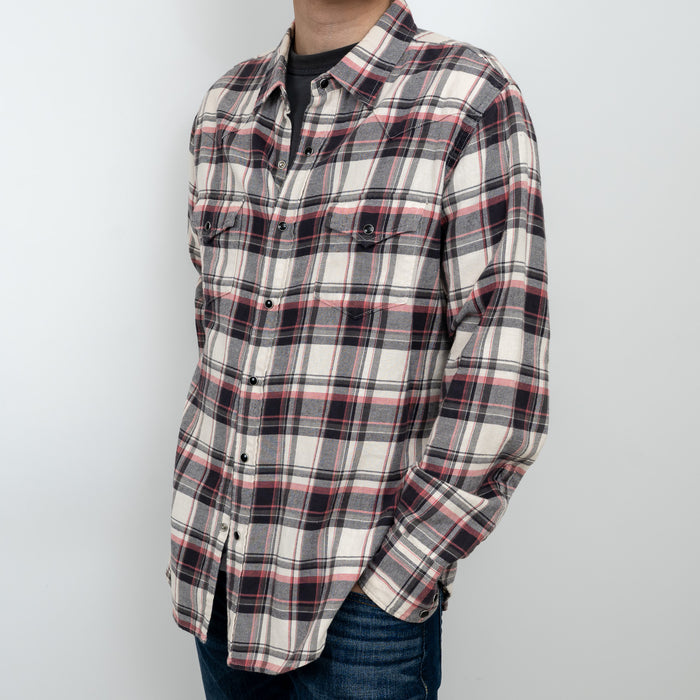 Saint Laurent Snap Button Up Flannel Size XL