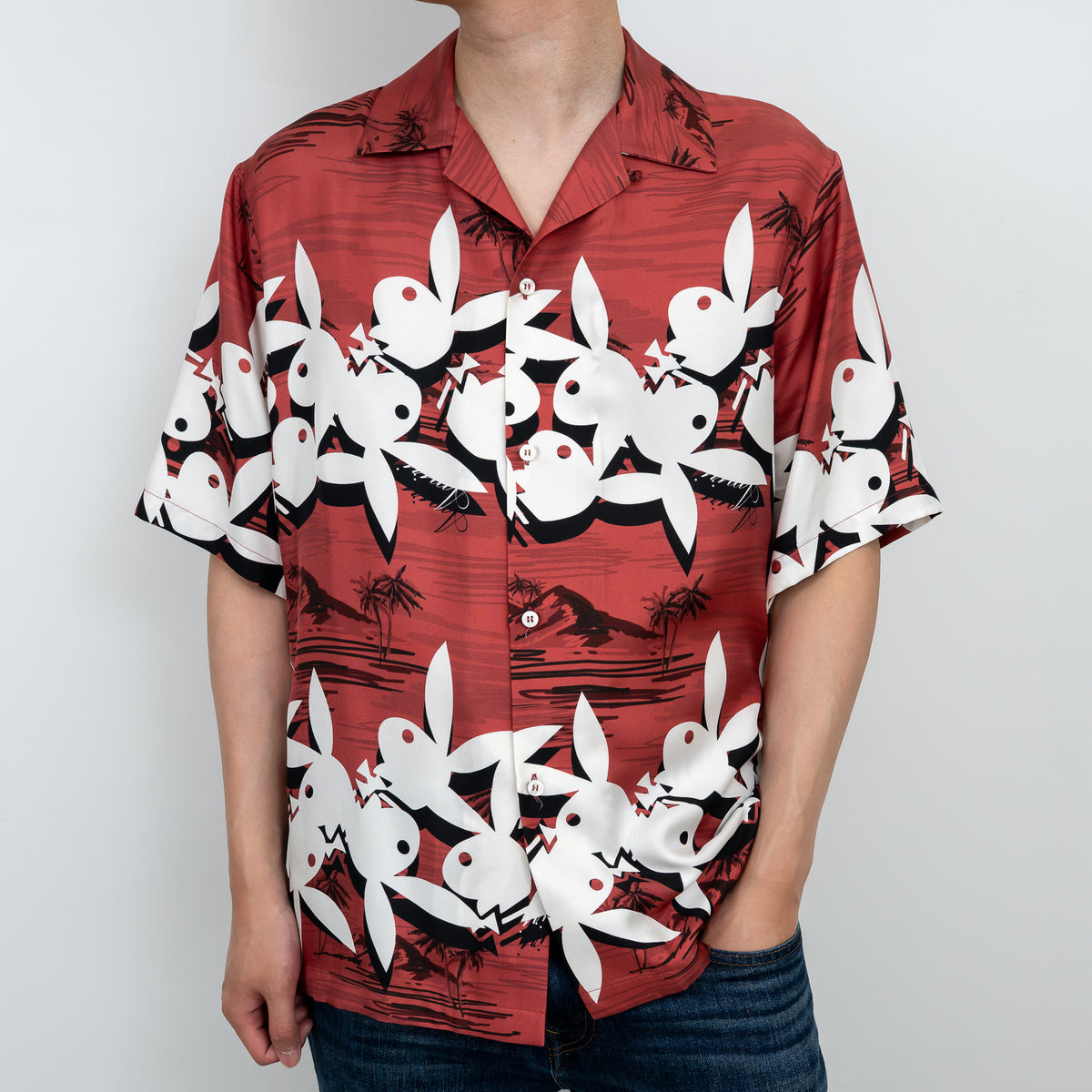 Amiri Printed Button Up Dress Shirt Size L