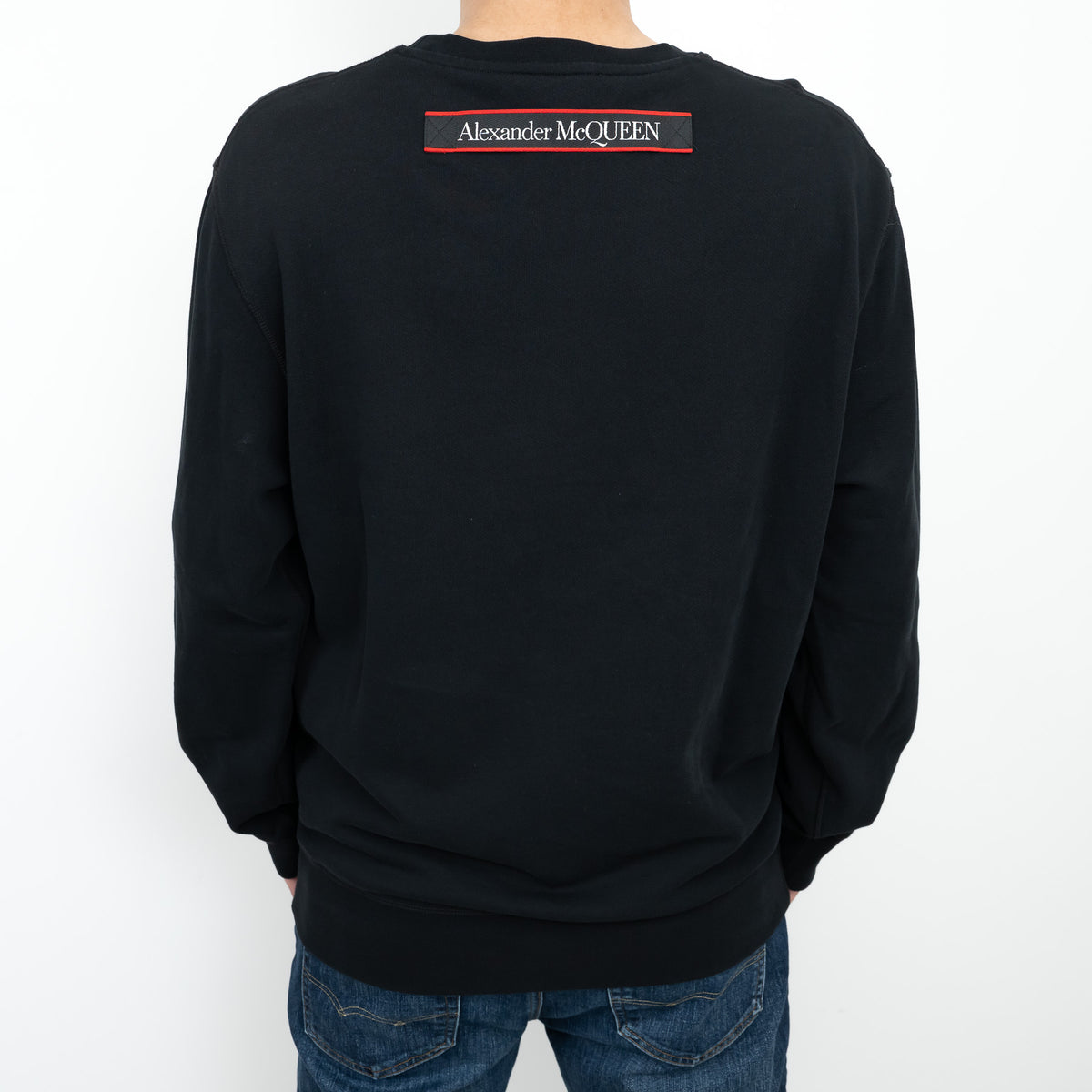 Alexander McQueen Black Sweatshirt with Logo Size XL