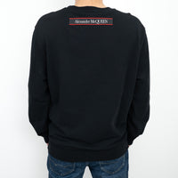 Alexander McQueen Black Sweatshirt with Logo Size XL