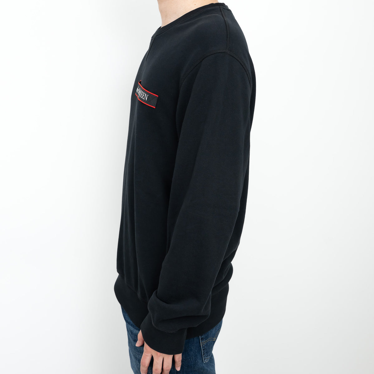 Alexander McQueen Black Sweatshirt with Logo Size XL