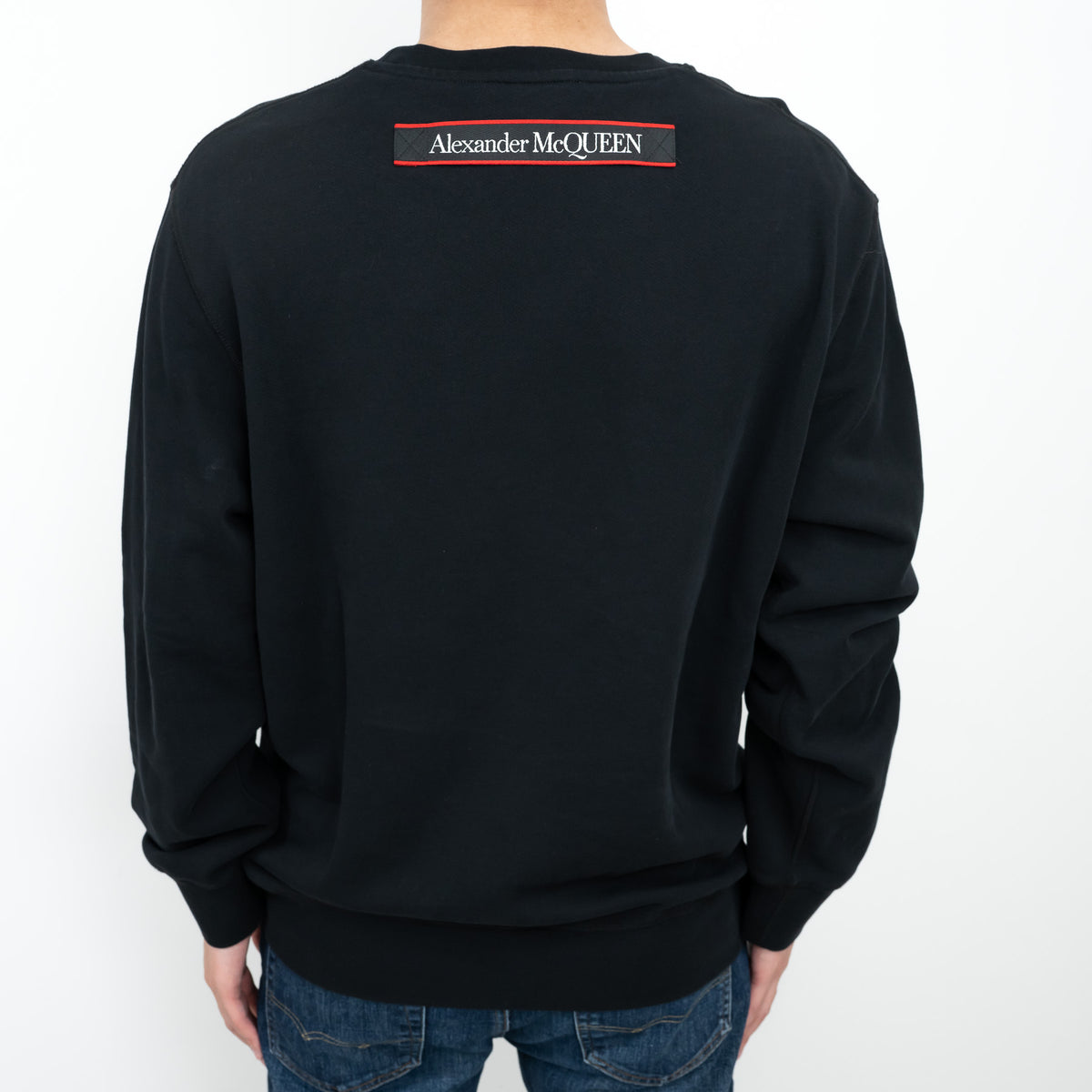 Alexander McQueen Black Sweatshirt with Logo Size XL